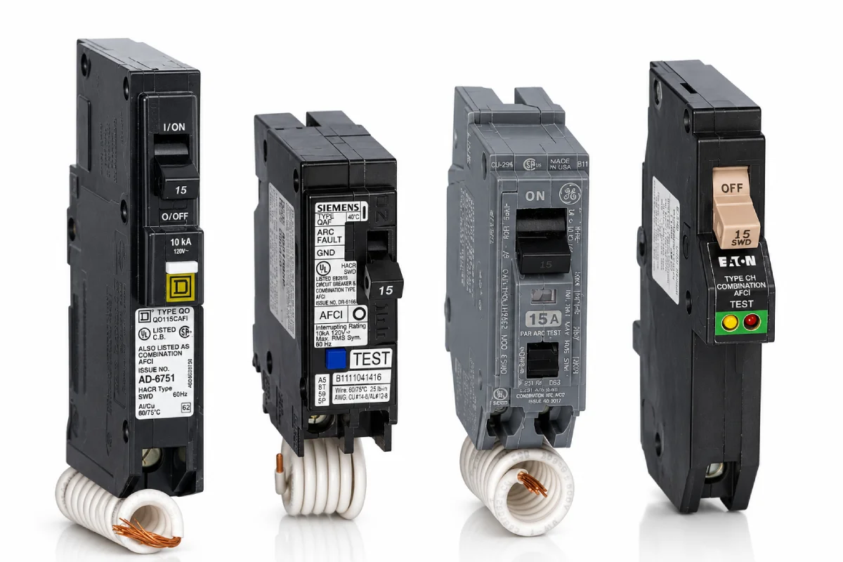 AFCI and circuit breakers